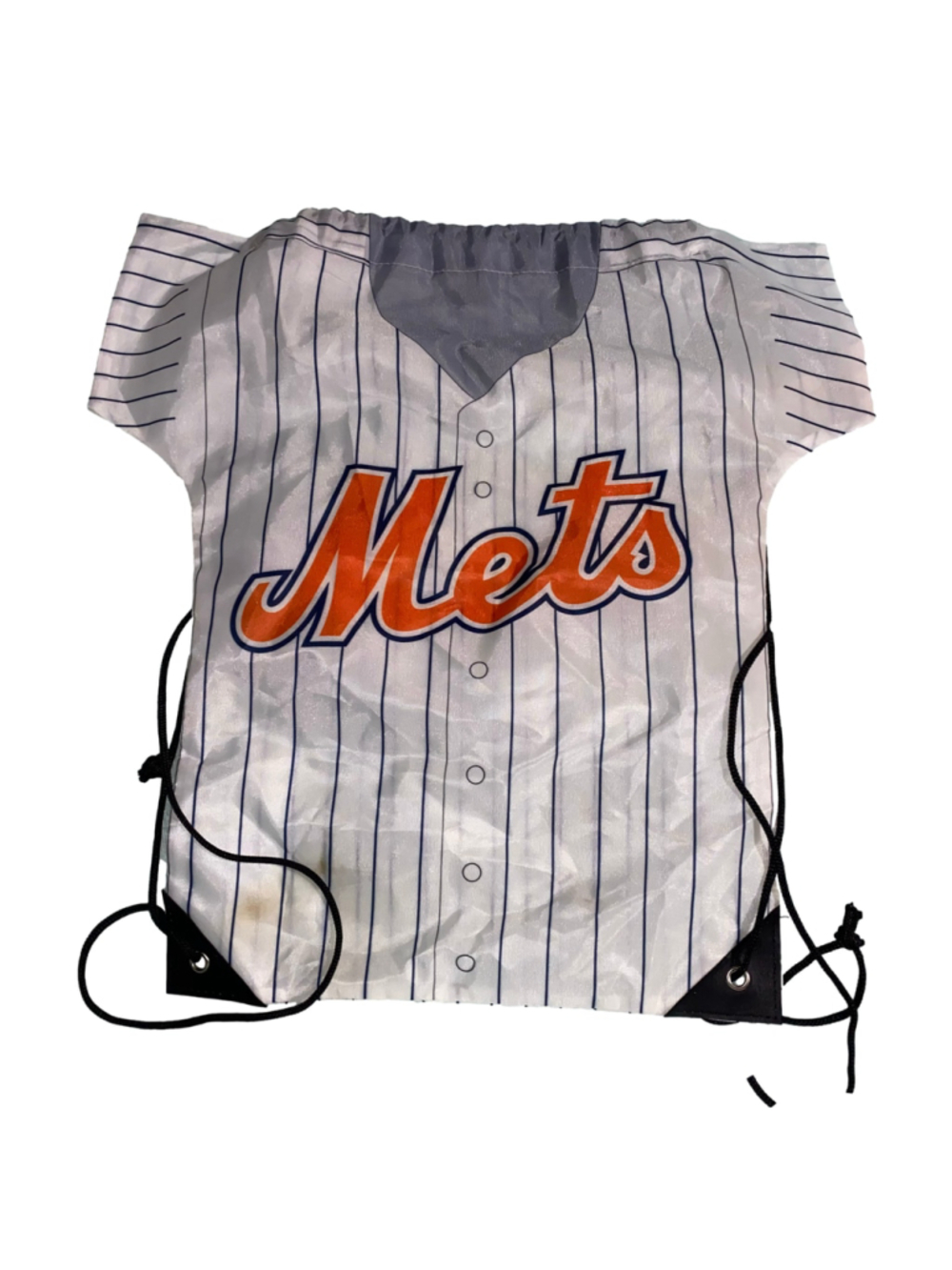 New York Mets Baseball Jersey Style Drawstring Backpack